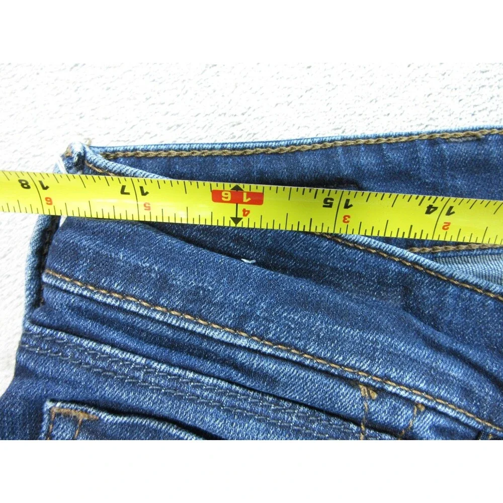 Mavi Jeans Zach Mens 38x36 (Actual 35 x 34) Straight Leg Dark Wash Blue 5-Pocket